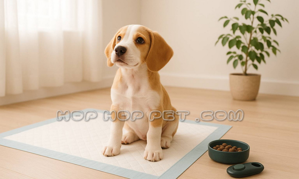 آموزش دستشویی سگ در خانه